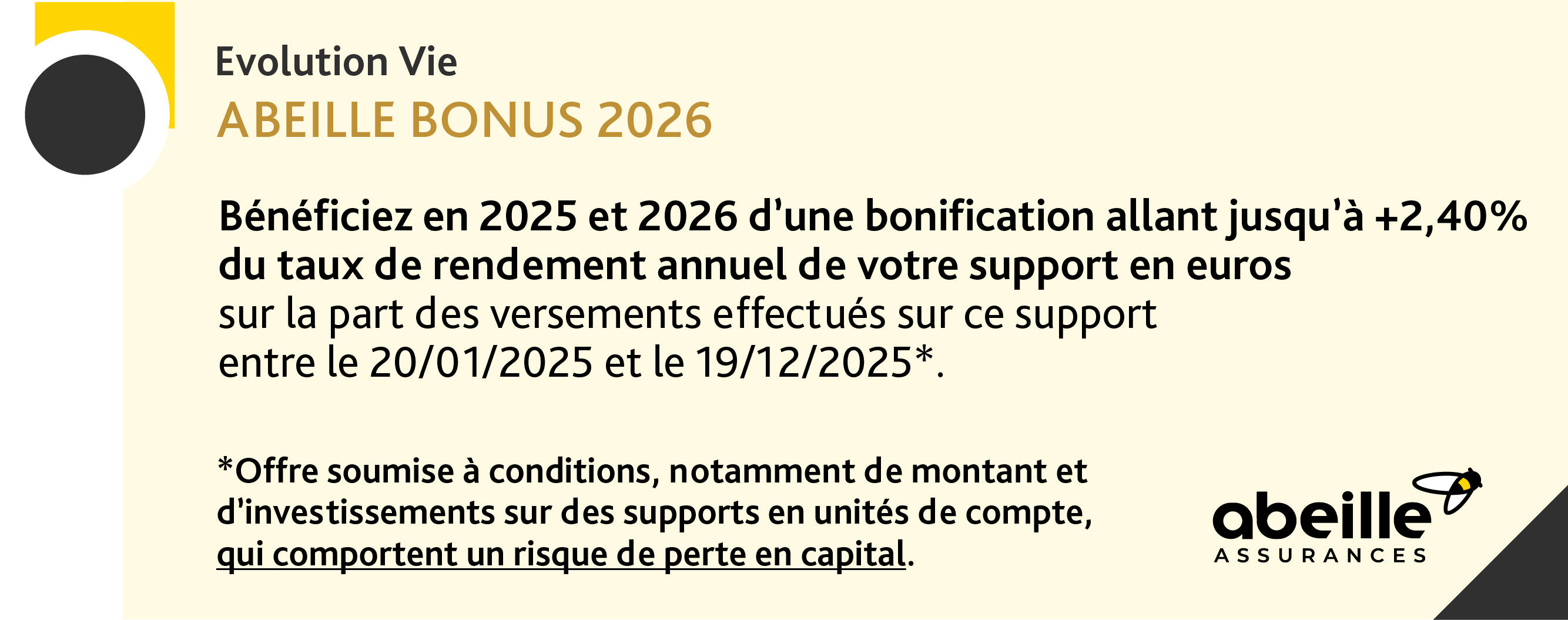 ABEILLE BONUS 2026