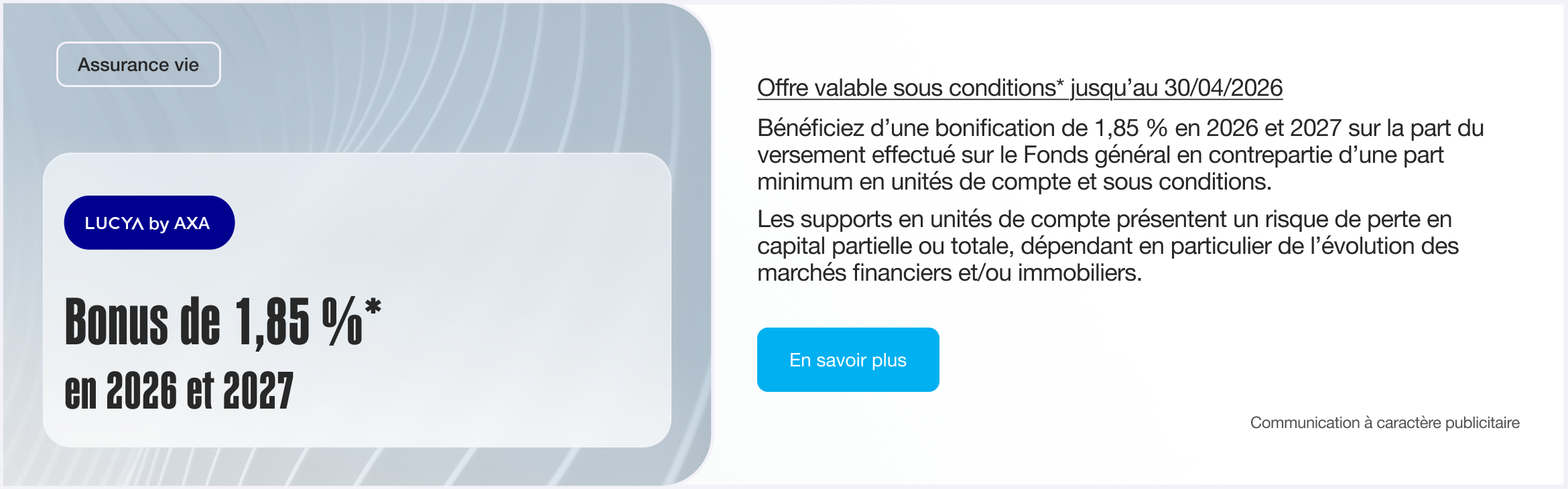 Assurance vie en ligne : Offres Bonus Lucya by AXA Assurance vie en ligne :Offres Bonus Lucya by AXA